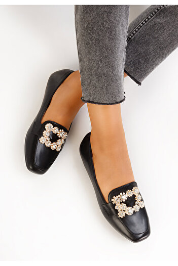 B T Shoes Μοκασίνια γυναικεια Gialla μαύρα