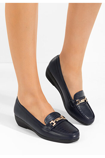B T Shoes Μοκασίνια γυναικεια Mabelle μπλε
