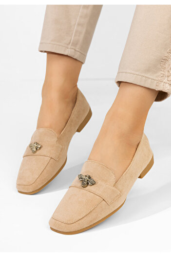 B T Shoes Μοκασίνια γυναικεια Natasia χακι