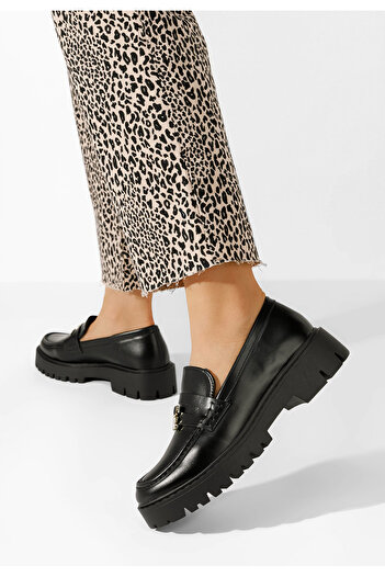 B T Shoes Black Disena V2 thick-soled loafers