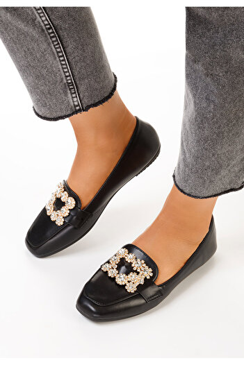 B T Shoes Μοκασίνια γυναικεια Gialla μαύρα