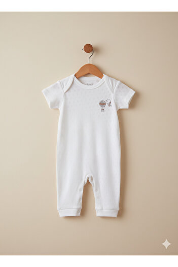 Kidaxi Jacquard Embroidered Jumpsuit Without Booties