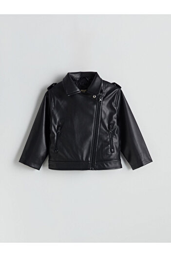 LC Waikiki Timeless Recommendations from Timeless Store |   Leather Look Girl's Jacket