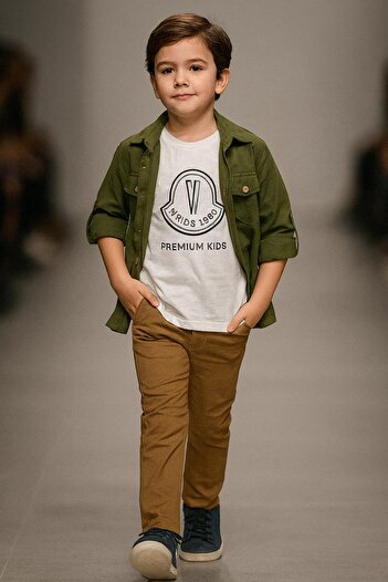 Esterella Linen Blend Shirt T-Shirt Pants Set/ Linen Shirt T-Shirt /3-Piece Set