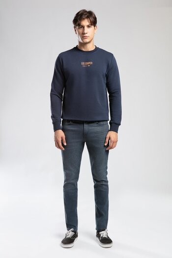 Lee Cooper Frose Men's O Neck Sweatshirt Navy Blue