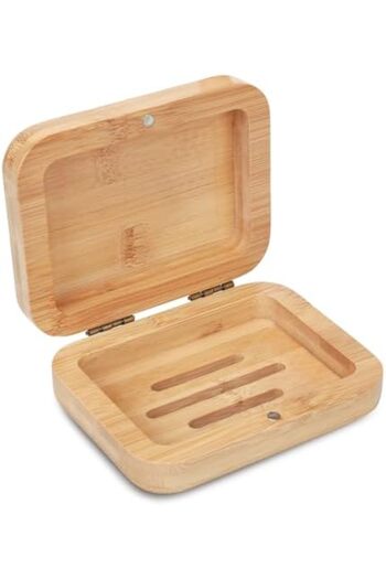 Generic Gocokia Home Storage Box Accessories Storage, Handmade Bamboo Wooden Soap Holder, Bathroom Soap Dish