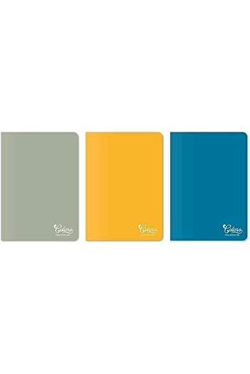 STOREMAX Snshop Colors Office Series, A5 60 Sheets Lined Cardboard Cover Notebook 6-Pack Colorful 467437