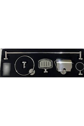 EBDAA HOME Italian Chrome Accessory Set HANZIT
