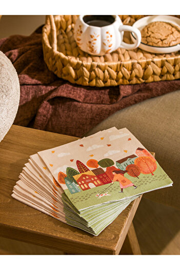 LC Waikiki Timeless Recommendations from Timeless Store |   Patterned Paper Napkins 20 Pcs