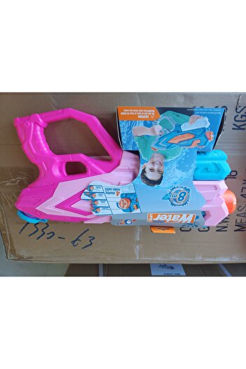 Flippy Water Gun for Kids, Flippy, 900ml Tank, 8m Range, 6 years+, 4 Nozzles, Pink