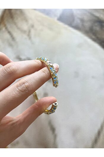 Vitastyle Moonflower Flower Minelli Zircon Stone Detail Clamp Bracelet