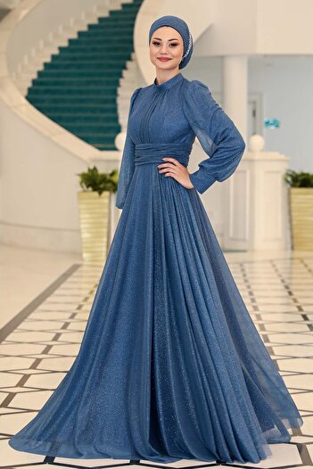 Raika Moda Şık Tasarım Tül Kübra Abiye