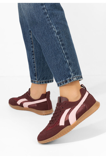 B T Shoes Bordové dámské tenisky Eusebia