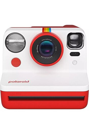 Polaroid كاميرا فورية الجيل الثاني، باللون الأحمر