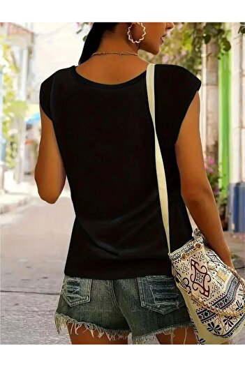 FUFLUNS Flower Bike Printed Women's Oversized Sleeveless T-Shirt