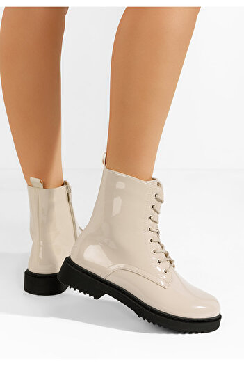 B T Shoes Αρβυλάκια γυναικεία Sharonda μπεζ