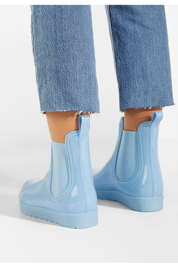 B T Shoes Γυναικεία Μποτάκια μπλε Leiria