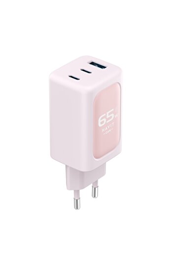 Havit 65W Power Bank, USB, 2x Type-C - (UC260 EU) - Pink