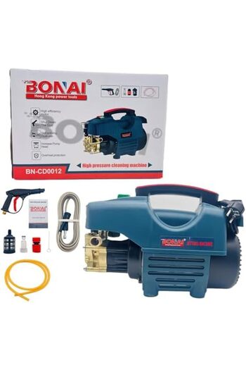 Bonai 2000W Pressure Washer (BN-CD0012) – 240V, 250bar, 6L/min Flow Rate, Automatic Shut-off, Dual Use,
