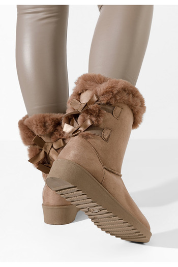B T Shoes Χειμερινά μπότες γυναικείε Avoris Χακι