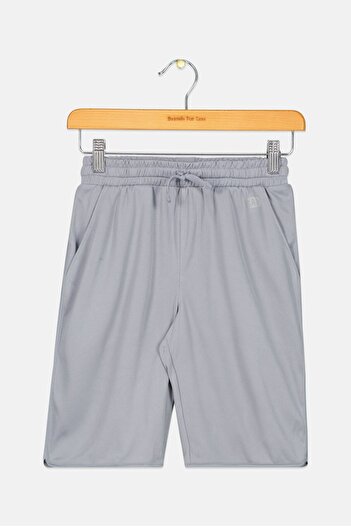 GAP Kids Boy Plain Drawsting Basic Shorts, Grey