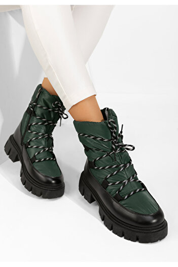 B T Shoes Γυναικείες Μπότες Χιονιού πρασινο Abaira