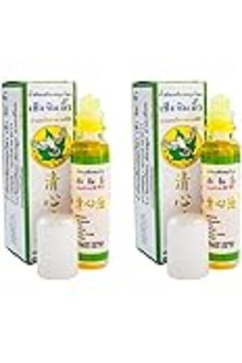 Jia Cheng DOK MAI Pack of 2 Bottle Cheng Cheng Oil 2 x 23cc (Yellow 2 Bottle)