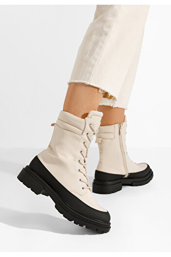 B T Shoes Αρβυλάκια γυναικεία Karaela μπεζ