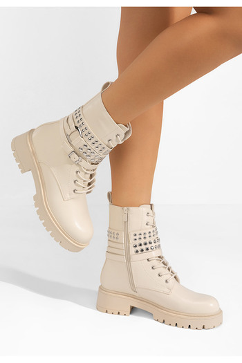 B T Shoes Αρβυλάκια γυναικεία Sherrill μπεζ