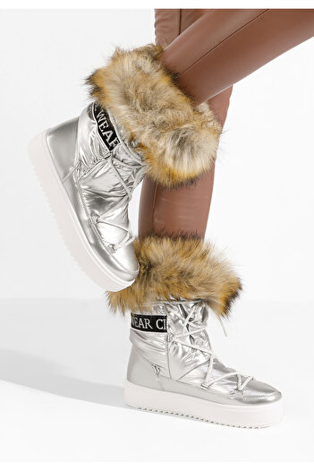 B T Shoes Γυναικείες Μπότες Χιονιού Erenya ασιμι
