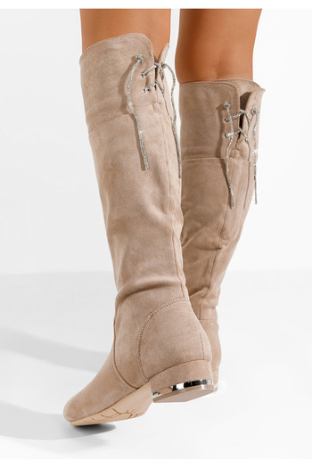 B T Shoes Ψηλές μπότες Kylie Χακι