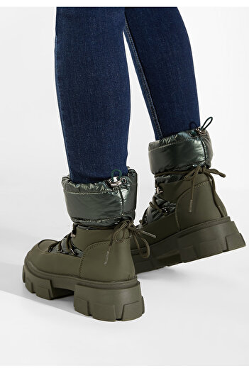 B T Shoes Γυναικείες Μπότες Χιονιού πρασινο Izbora