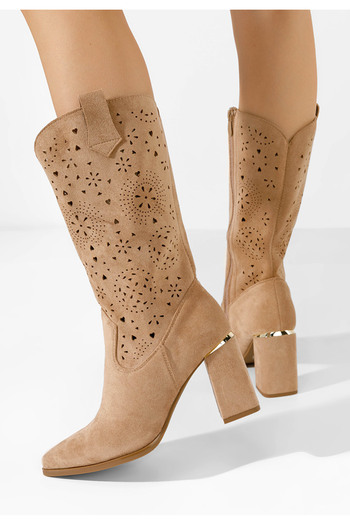 B T Shoes Καουμπόικες Μπότες Fathma χακι