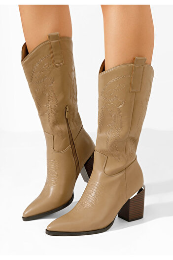 B T Shoes Καουμπόικες Μπότες Galice χακι