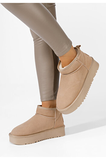 B T Shoes Khaki dámské válenky Maya