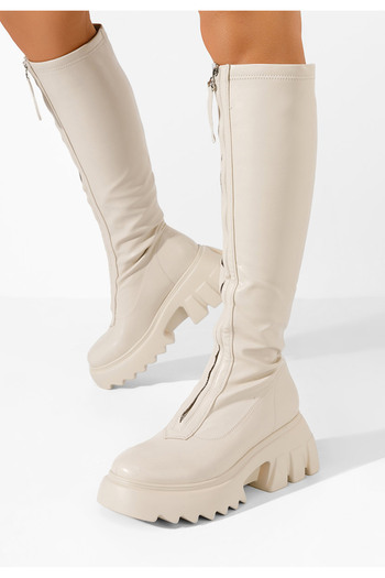 B T Shoes Ψηλές μπότες Danika μπεζ