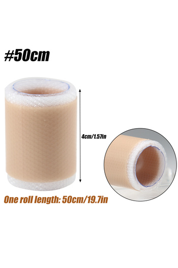 choice2 50cm-1Roll 1 Roll Silicone Scar Sheets, Soft Gel Tape,Flexible for Surgery,Keloids,Burns,Sensitive