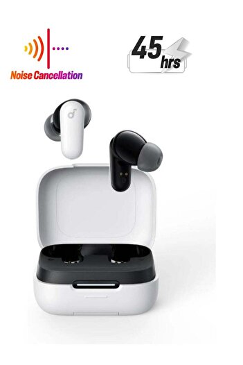 Anker Soundcore R50i NC by Noise Cancelling Earbuds, 45H Playtime, IP54, Bluetooth 5.4, White