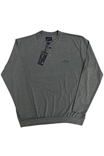 lacaton Plus Size Short Button White Long Sleeve Collar Tricol.