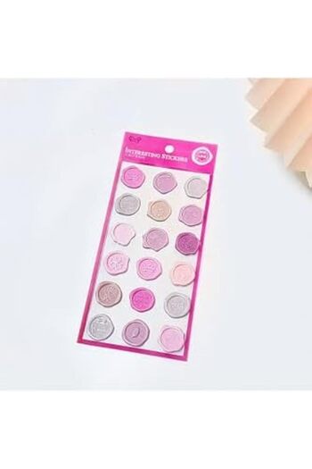 STOREMAX مجموعة ملصقات ثلاثية الأبعاد ذات طابع وردي من sersashop • Bullet Journal 266450