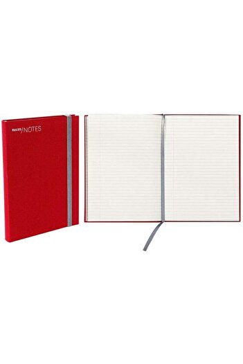 STOREMAX Sk320R A5 Red Lined Notebook