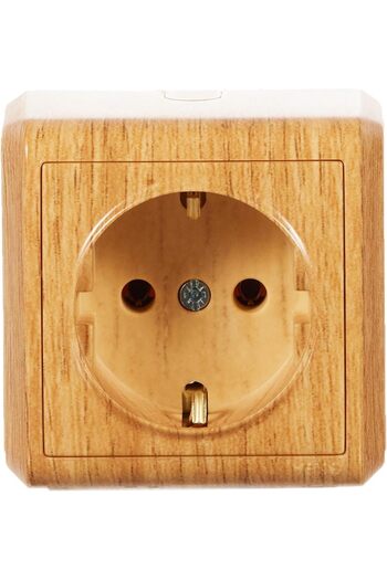STOREMAX Sersashop Vera Oak Grounded Socket 266450