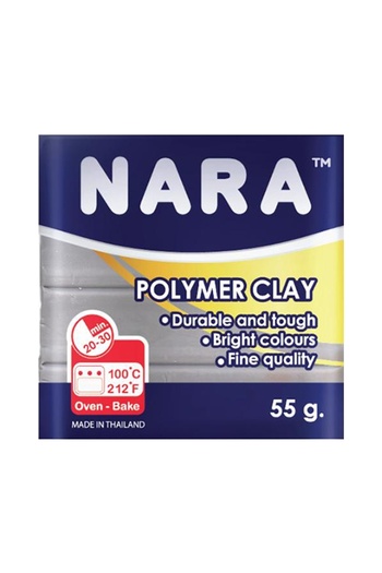 NARA Polymer Clay 55 Gram Pm11 Light Gray 6 Pack