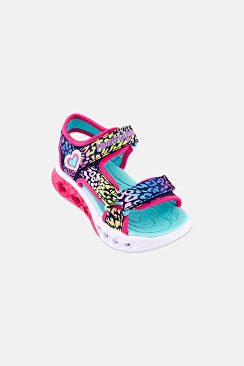 SKECHERS Kids Girl Velcro Closure Sandal, Multicolor