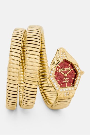 Just Cavalli Women JC1L304M0035 Stainless Steel Quartz Watch 32mm, Gold