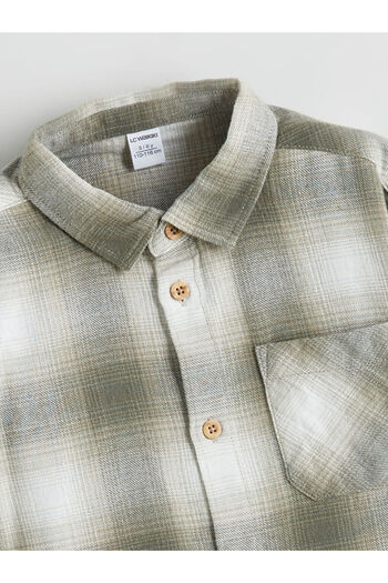 LC Waikiki Create Your Style from Uzg Store |   Long Sleeve Plaid Boys Shirt