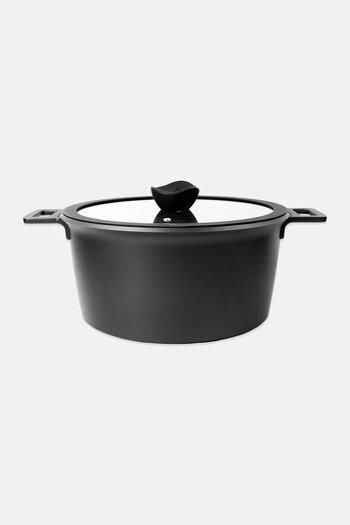 BEBEHOME Cast Aluminum Casserole, Black