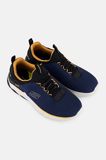 SKECHERS Men Bismark Merkell Slip On Outdoor Shoes, Navy
