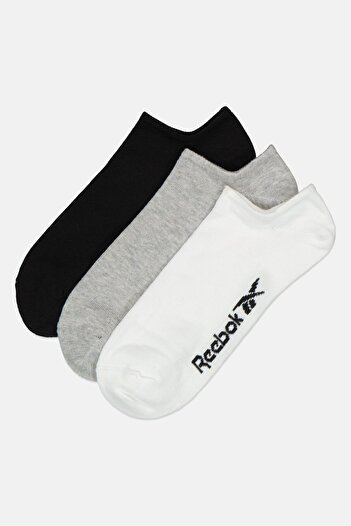 Reebok Men 3 Pairs Brand Logo Low Cut Socks, Multicolor