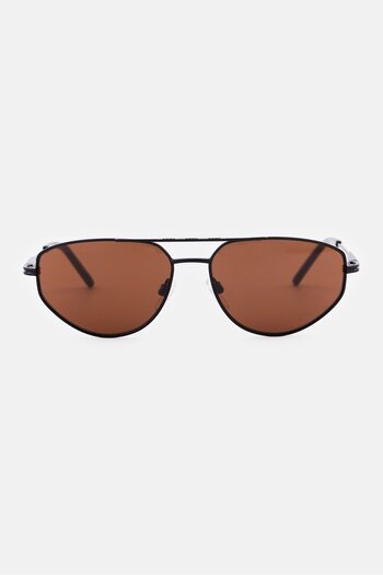 Dkny Women DK117S Aviator Sunglasses, Black
